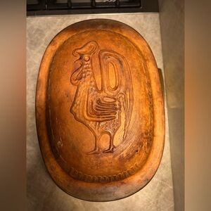 Vintage German Schlemmertopf Clay Roaster | Rustic European Kitchen Decor